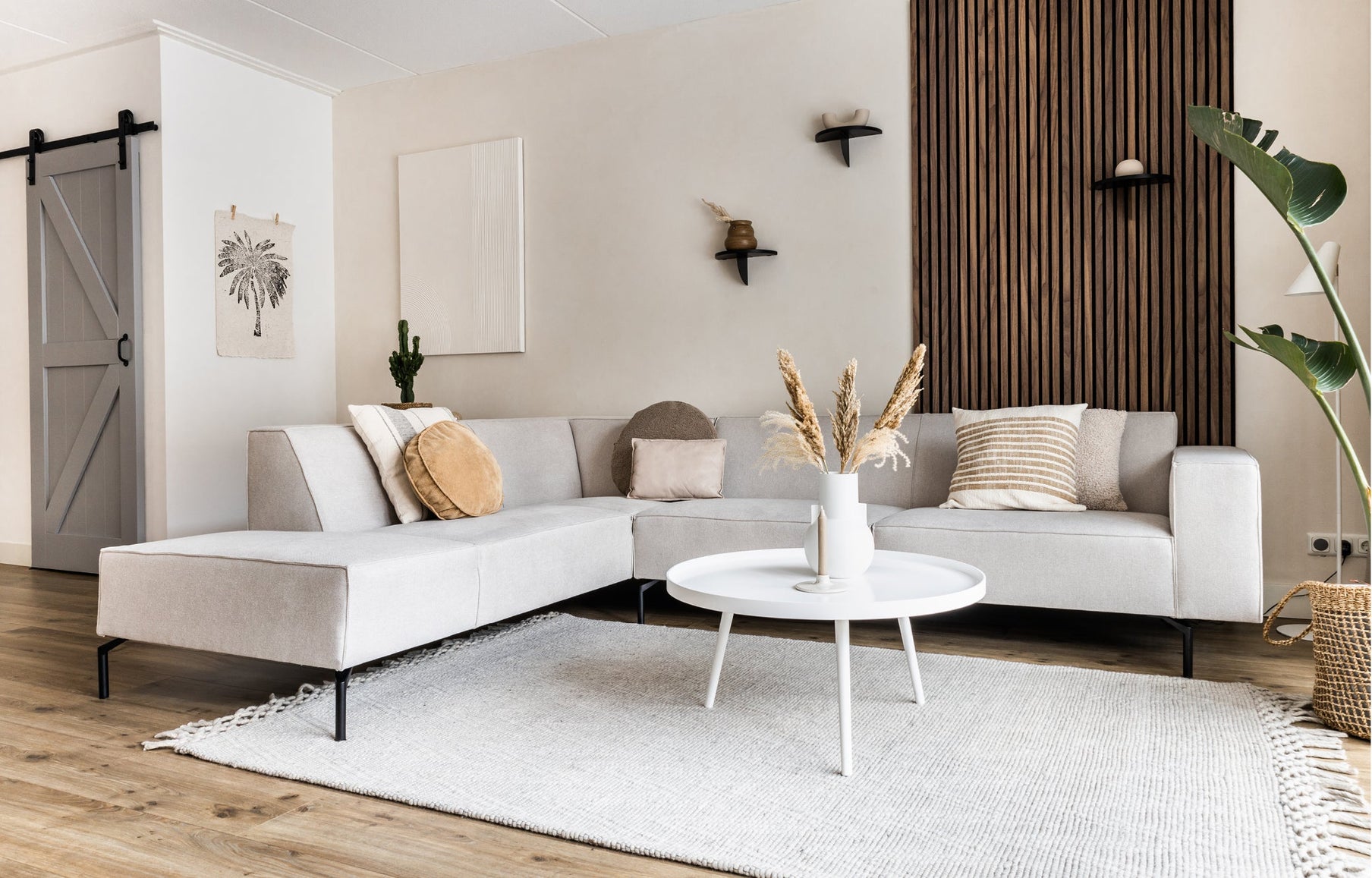 Hoekbank Nord By SIDDE - Japandi interieur - woonkamerinrichting Hoekbank Nord By SIDDE - Japandi interieur - woonkamerinrichting