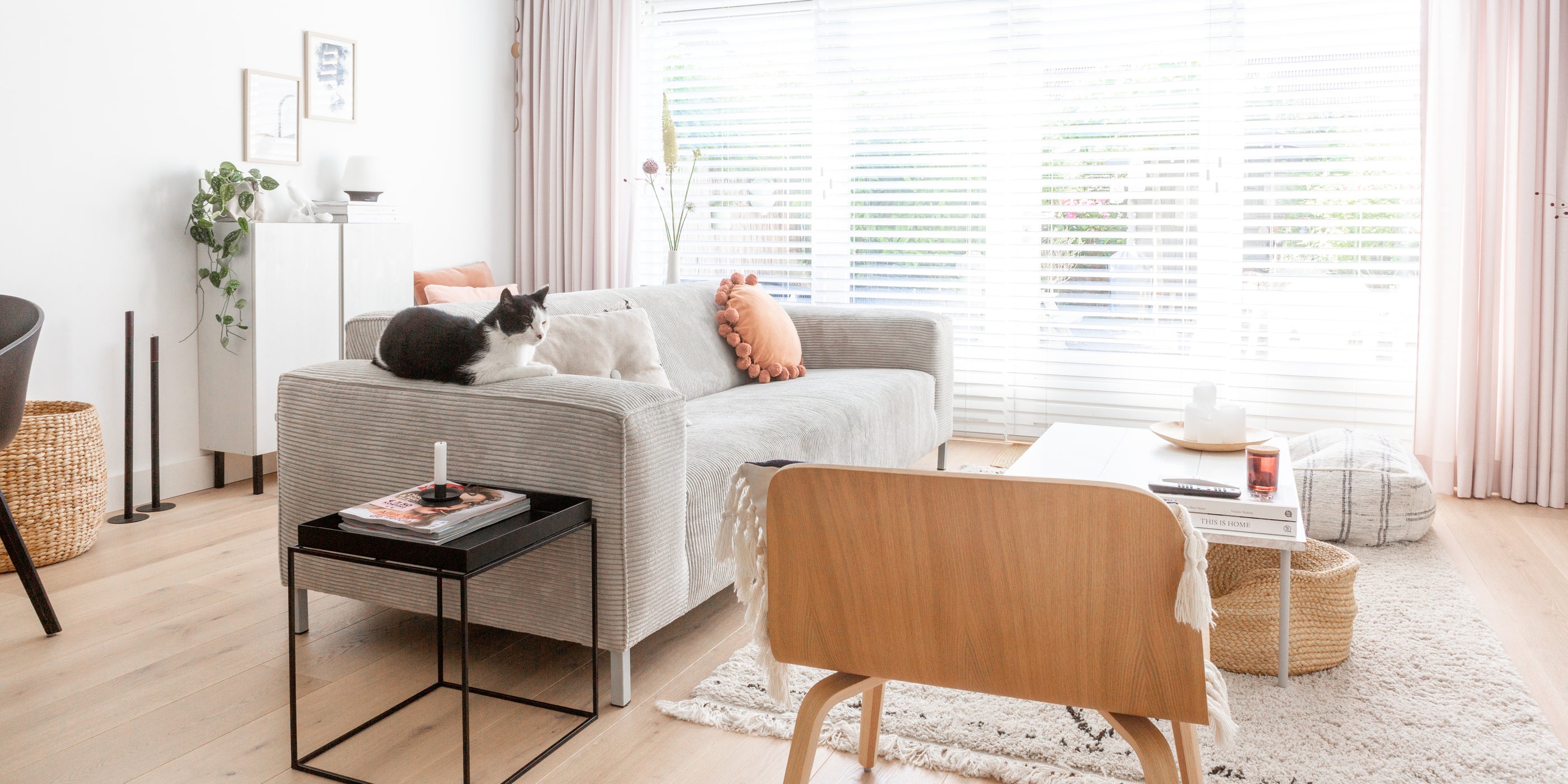 Scandinavisch wonen - ribstof bank - Remus By SIDDE - 3-zits Scandinavisch wonen - ribstof bank - Remus By SIDDE - 3-zits