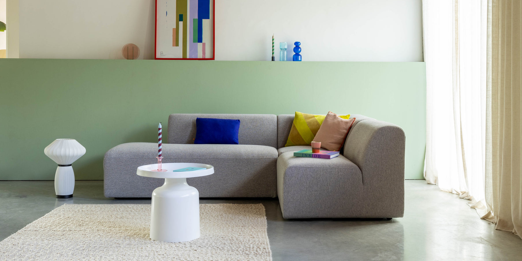 By SIDDE - woonkamer styling - zithoek - modulaire bank Finn 